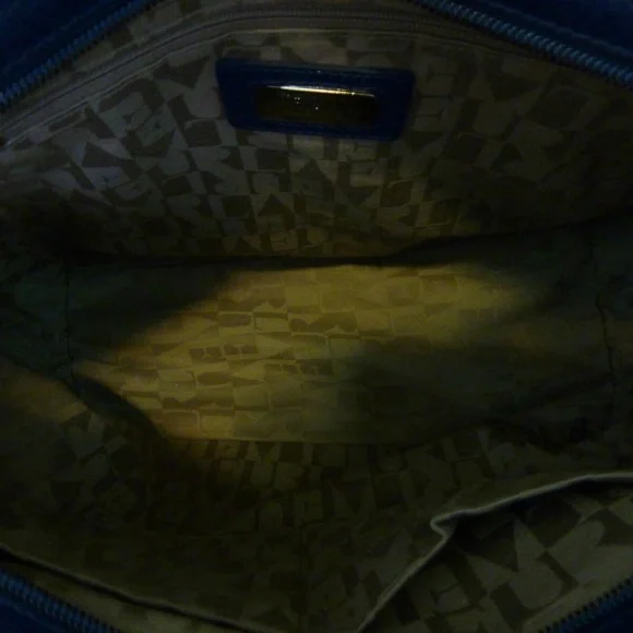 NEW FURLA Ink Blue Saffiano Leather Shopper Tote Bag Made in Italy - D-Light